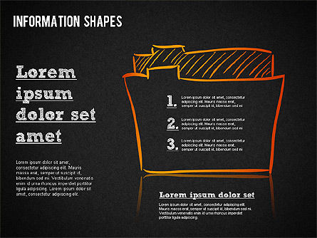 Formas de información coloreadas, Diapositiva 15, 01398, Formas — PoweredTemplate.com