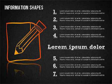 Formas de información coloreadas, Diapositiva 16, 01398, Formas — PoweredTemplate.com