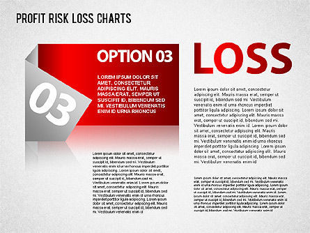 Gráfico de pérdida de riesgo de beneficio, Diapositiva 10, 01402, Modelos de negocios — PoweredTemplate.com