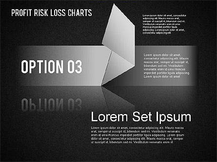  Gráfico de perda de risco do lucro, Deslizar 14, 01402, Modelos de Negócio — PoweredTemplate.com