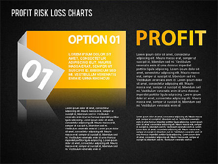 Winst risicoverliezengegevens chart, Dia 16, 01402, Businessmodellen — PoweredTemplate.com