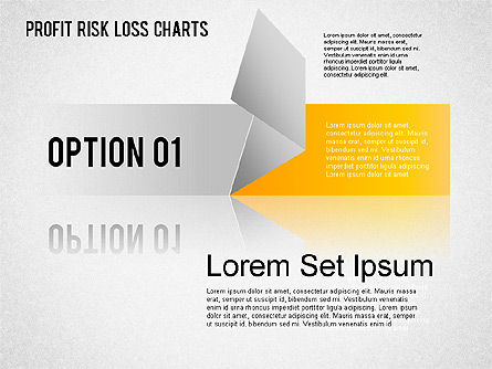Graphique de perte de risque, Diapositive 2, 01402, Modèles commerciaux — PoweredTemplate.com