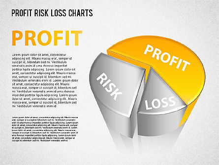 Graphique de perte de risque, Diapositive 5, 01402, Modèles commerciaux — PoweredTemplate.com