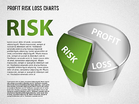  Gráfico de perda de risco do lucro, Deslizar 6, 01402, Modelos de Negócio — PoweredTemplate.com