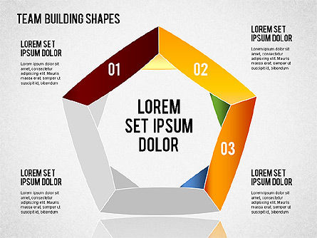 Team Building Shapes, Slide 14, 01403, Business Models — PoweredTemplate.com
