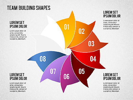 Team Building Shapes, Slide 9, 01403, Business Models — PoweredTemplate.com