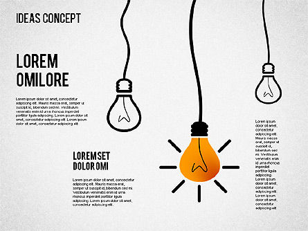 Ideen Konzept, Folie 3, 01406, Ablaufdiagramme — PoweredTemplate.com