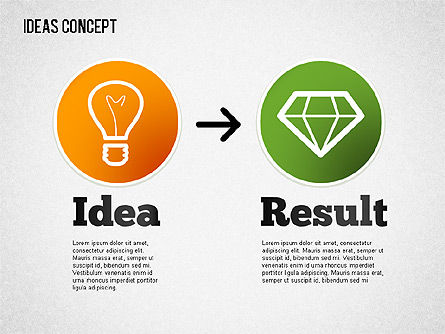 아이디어 개념, 슬라이드 6, 01406, 단계 도표 — PoweredTemplate.com