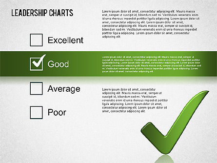 リーダーシップ・チャート, スライド 6, 01407, 段階図 — PoweredTemplate.com