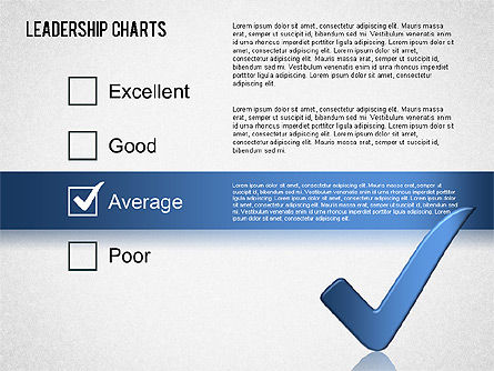 リーダーシップ・チャート, スライド 7, 01407, 段階図 — PoweredTemplate.com