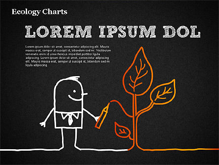 Graphique écologique drôle, Diapositive 16, 01411, Modèles commerciaux — PoweredTemplate.com