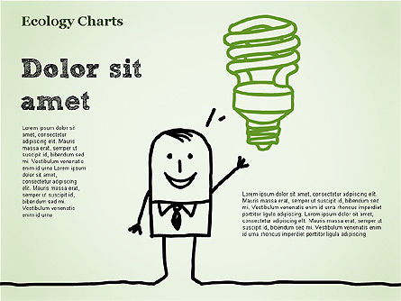 Gráfico divertido de la ecología, Diapositiva 4, 01411, Modelos de negocios — PoweredTemplate.com