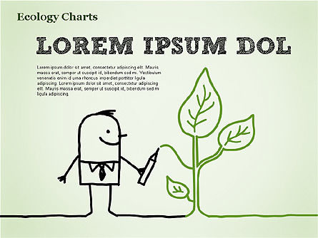 Gráfico divertido de la ecología, Diapositiva 9, 01411, Modelos de negocios — PoweredTemplate.com
