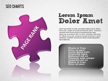 Suchmaschinenoptimierung Puzzle-Diagramm, Folie 11, 01412, Präsentationsvorlagen — PoweredTemplate.com