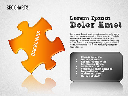 Suchmaschinenoptimierung Puzzle-Diagramm, Folie 14, 01412, Präsentationsvorlagen — PoweredTemplate.com