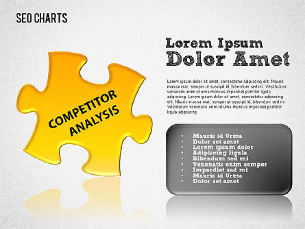 Suchmaschinenoptimierung Puzzle-Diagramm, Folie 9, 01412, Präsentationsvorlagen — PoweredTemplate.com
