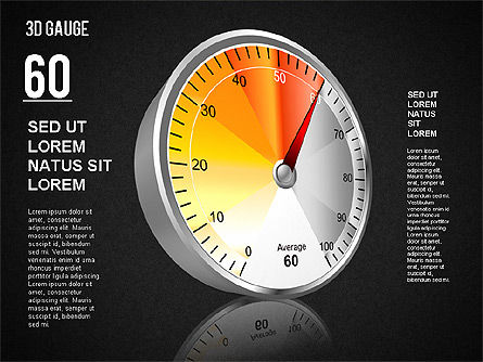 3d gauge stage diagram, Folie 14, 01413, Ablaufdiagramme — PoweredTemplate.com