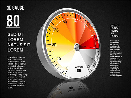 3d gauge stage diagram, Folie 15, 01413, Ablaufdiagramme — PoweredTemplate.com