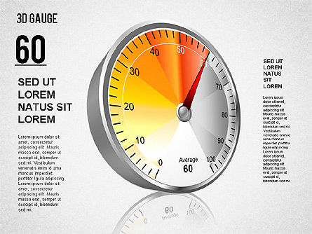 3d gauge stage diagram, Folie 7, 01413, Ablaufdiagramme — PoweredTemplate.com