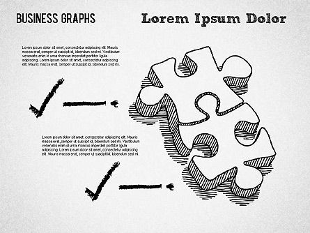 Formes d'affaires de style croquis, Diapositive 10, 01414, Formes — PoweredTemplate.com