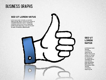 Formes d'affaires de style croquis, Diapositive 11, 01414, Formes — PoweredTemplate.com
