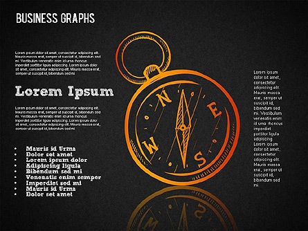 Estilo del bosquejo Formas del negocio, Diapositiva 12, 01414, Formas — PoweredTemplate.com
