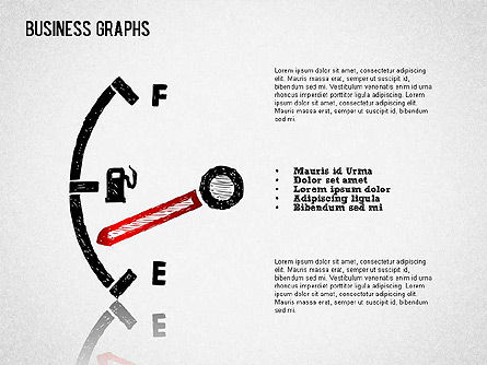 スケッチスタイルのビジネスシェイプ, スライド 7, 01414, 図形 — PoweredTemplate.com