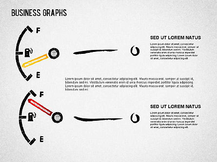 Formes d'affaires de style croquis, Diapositive 8, 01414, Formes — PoweredTemplate.com