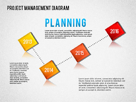 Project Management Diagram, Slide 5, 01415, Business Models — PoweredTemplate.com