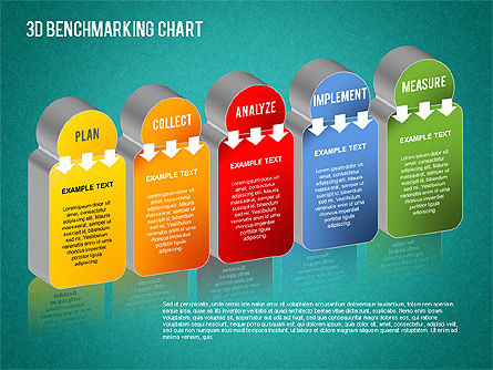 3d benchmark grafiek, Dia 11, 01418, Businessmodellen — PoweredTemplate.com
