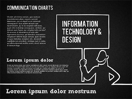 Kommunikationsdiagramm, Folie 12, 01420, Business Modelle — PoweredTemplate.com