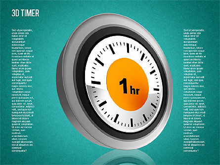 3D-Timer-Diagramm, Folie 16, 01422, Ablaufdiagramme — PoweredTemplate.com