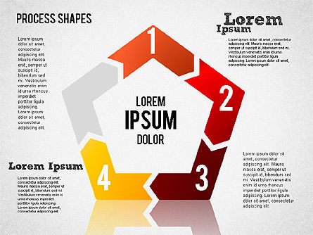 Werkwijze geometrische vormen toolbox, Dia 14, 01423, Procesdiagrammen — PoweredTemplate.com