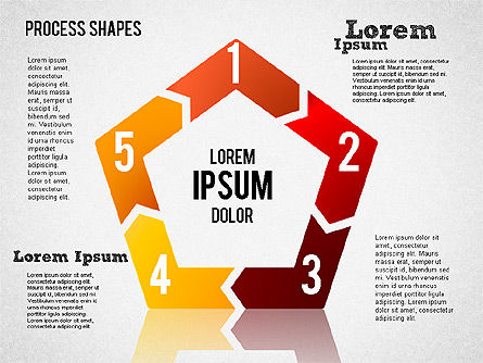 Prozessgeometrische Formen Werkzeugkasten, Folie 15, 01423, Prozessdiagramme — PoweredTemplate.com