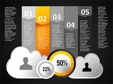 Infografis Komputasi Awan, Slide 16, 01425, Templat Presentasi — PoweredTemplate.com