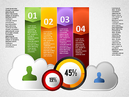 클라우드 컴퓨팅 infographics, 슬라이드 8, 01425, 프레젠테이션 템플릿 — PoweredTemplate.com