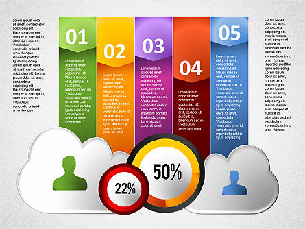 Cloud Computing Infografiken, Folie 9, 01425, Präsentationsvorlagen — PoweredTemplate.com