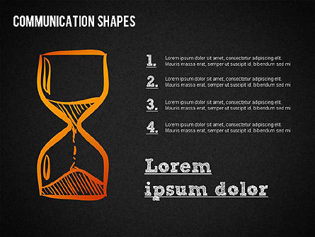 Formes de style croquis, Diapositive 11, 01426, Formes — PoweredTemplate.com