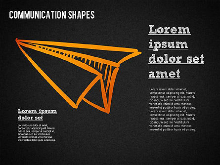 Formas del estilo del bosquejo, Diapositiva 15, 01426, Formas — PoweredTemplate.com