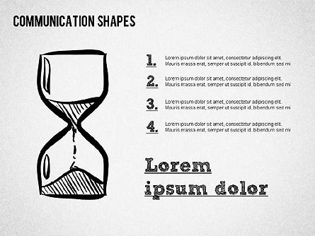 Formas del estilo del bosquejo, Diapositiva 2, 01426, Formas — PoweredTemplate.com