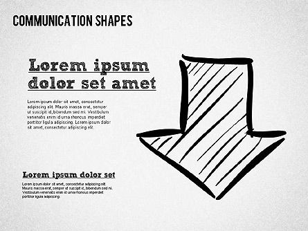 Formes de style croquis, Diapositive 5, 01426, Formes — PoweredTemplate.com