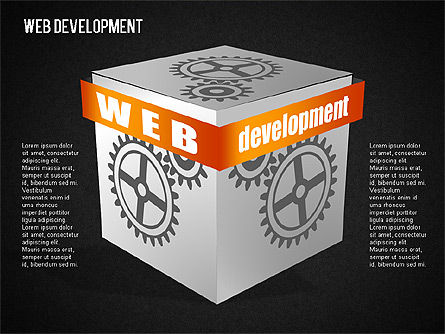Diagrama de Desarrollo Web, Diapositiva 16, 01428, Modelos de negocios — PoweredTemplate.com