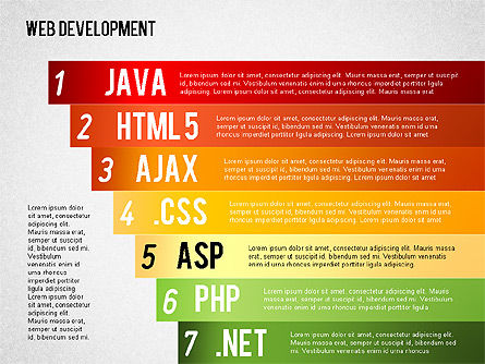 Diagram Pengembangan Web, Slide 8, 01428, Model Bisnis — PoweredTemplate.com