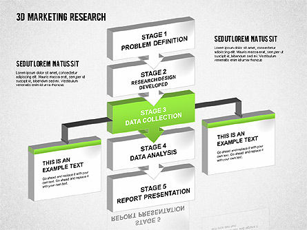 Investigación de Marketing en 3D, Diapositiva 14, 01429, Modelos de negocios — PoweredTemplate.com