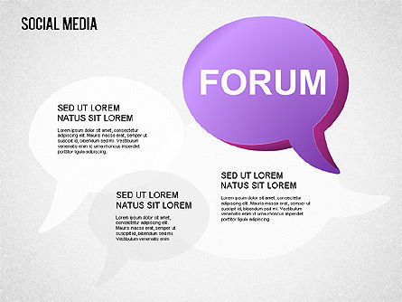 Social media word cloud en diagrammen, Dia 10, 01432, Businessmodellen — PoweredTemplate.com