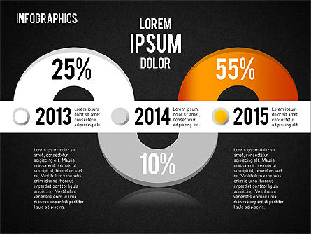 Zakelijk infographics, Dia 10, 01437, Businessmodellen — PoweredTemplate.com