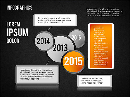 Zakelijk infographics, Dia 11, 01437, Businessmodellen — PoweredTemplate.com