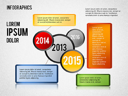 Business Infographics Set, Slide 3, 01437, Business Models — PoweredTemplate.com
