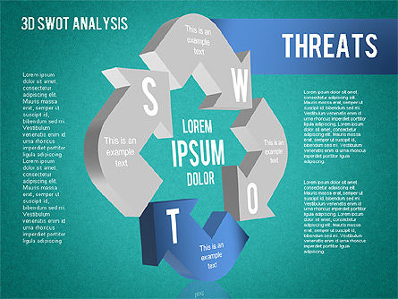 3D SWOT Analysis Diagram, Slide 10, 01438, Business Models — PoweredTemplate.com