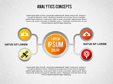 Bagan Konsep Analytics, Slide 2, 01439, Model Bisnis — PoweredTemplate.com